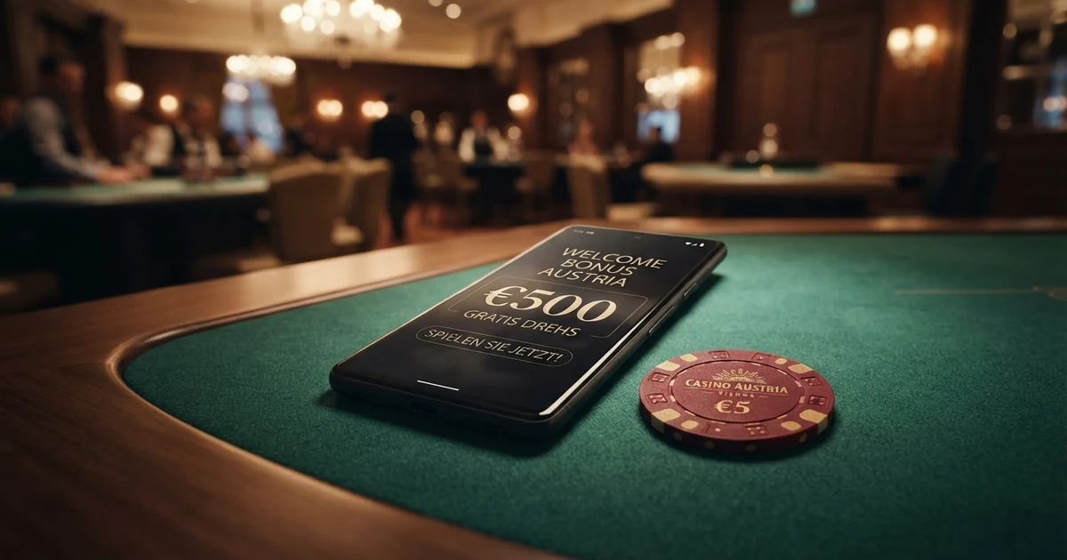 Online-Casino-Willkommensbonus mit Spielguthaben, Freispielen und Einzahlungsbonus-Angeboten in Österreich